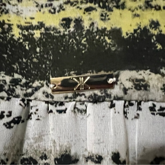 Kardashian Kollection Sheer Black and Yellow Blouse - Picture 8 of 9